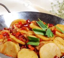 Spicy Potatoes in Dry Pot