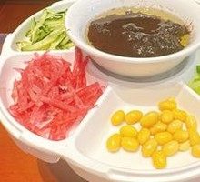 Meat丁 Fried Noodles with Sauce
