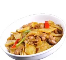 Stewed Pork Intestines with Potato Slices