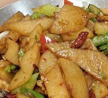 Spicy Potatoes in Dry Pot