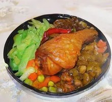 Spicy Chicken Leg Rice Bowl