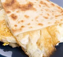 Scallion pancake with egg sausage