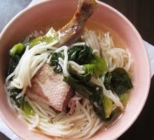 Old Duck Soup Noodles
