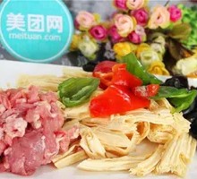 Stir-fried Tofu Skin with Meat