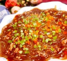 Minced Pork with Sweet Potato Noodles