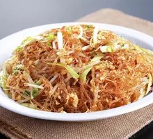 Napa cabbage stir-fried with vermicelli