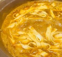 Hand-stretched noodles