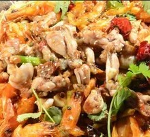 Spicy Frog Legs with Shrimp