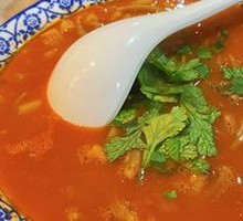 Mushroom Sour Soup with Noodles