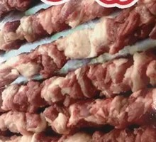 Fresh-cut Lamb Skewers Grilled