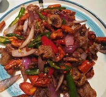 Stir-fried Lamb Head Meat
