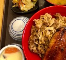 Hot Spring Egg Beef Eel Donburi