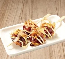 Okonomi-yaki with octopus