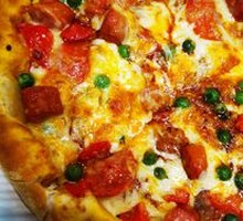 Spanish Sausage Meat Sauce Pizza