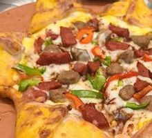 装厚牛海鲜风情星星披萨