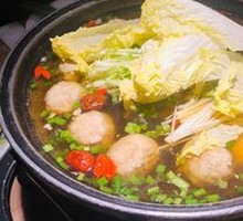 Handmade Beef Meatballs with Seasonal Vegetables