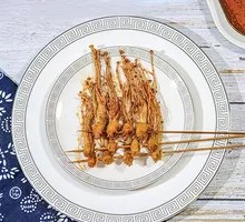Crispy Tofu Skin with Enoki Mushrooms