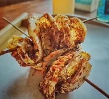 Charcoal-grilled Baby Bok Choy