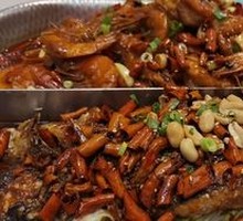 Grilled Fish with Shrimp Platter