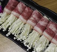 Bacon and Enoki Mushrooms
