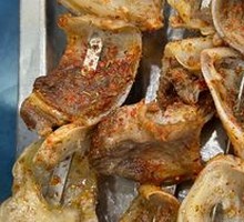 Roasted Lamb Rib Bones