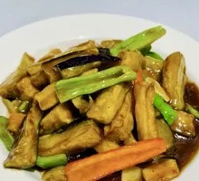 Eggplant and Green Beans