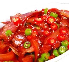 Stir-fried Pig's Head Meat with Green Chili
