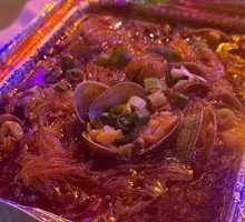 Aluminum-wrapped Scallops Noodles