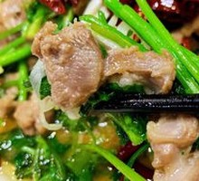 Spicy Oil-Poured Lamb