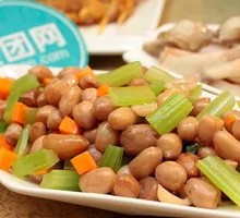 Celery with Peanut Salad