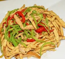 Fried Tofu and Pork Rice Bowl