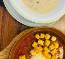 Vegetable Soup + Creamy Mushroom Soup