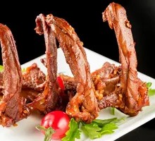 Sweet and Spicy Duck Neck Bones