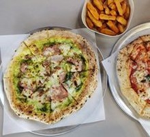 Basil Ham Pizza