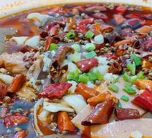 Spicy Sichuan Blood Duck Hot Pot