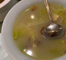 Duck Frame, Chinese Cabbage, and Tofu Soup