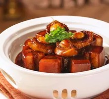 Braised Pork Belly with Abalone