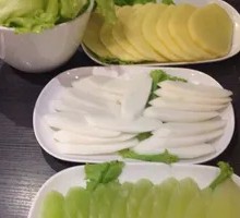 Hot pot vegetables