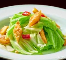 Cabbage Stir-Fried with Naan