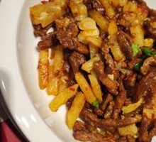 Beef and Potato Strips