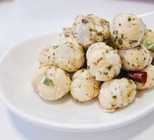 Sour Cabbage Stir-Fried Glutinous Rice Balls