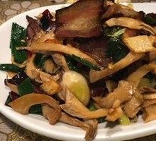 Preserved pork with bamboo shoots
