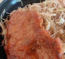 Fried Pork Cutlet with Rice Noodles