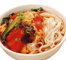 Tomato and Egg Knife-Pressed Noodles