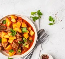 Beef and Potato Noodles