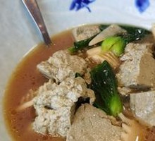Black Tofu on Iron Plate