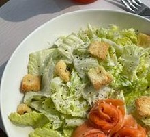 Smoked Salmon Caesar Salad