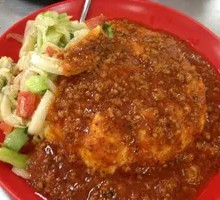 Meat Sauce Omelet Rice