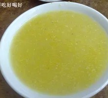 Corn grits porridge