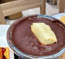 Grilled Rice Cake with Red Bean Paste